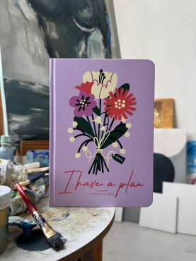 Планер-дневник «Цветы» розовый: Фото - ORNER