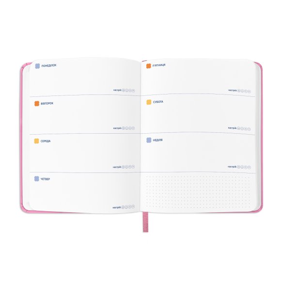 Планер «I HAVE ABSOLUTELY NO PLAN» розовый: Фото