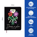 Планер-дневник «Цветы» чёрный: Фото 3