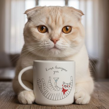 Чашка «Кошка выходного дня»: Фото - ORNER