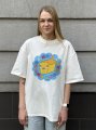 Oversized T-shirt ORNER x Maliunok "Club" milky: Photo 5