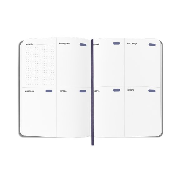 Planner-diary "Planner of a very serious person" gray: Photo