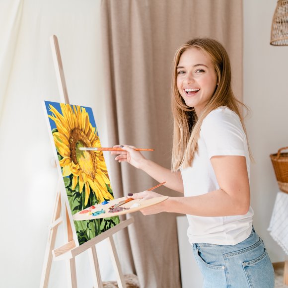 Картина по номерам ORNER x Osmolovska «Подсолнух»: Фото