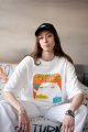 Oversized T-shirt ORNER x Maliunok "Delay" milky: Photo 19