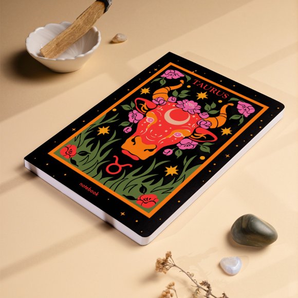 Блокнот в крапку «Знак зодіаку — Телець»: Фото