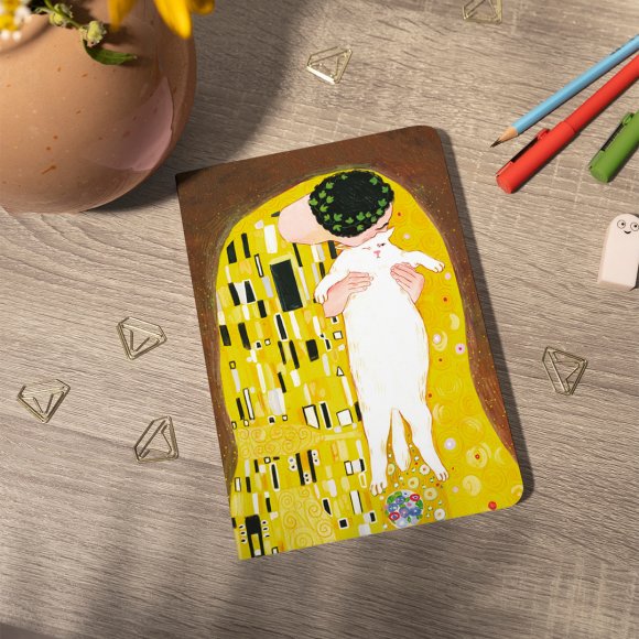 Блокнот у клiтинку ORNER x InnaRuda «Поцілунок»: Фото