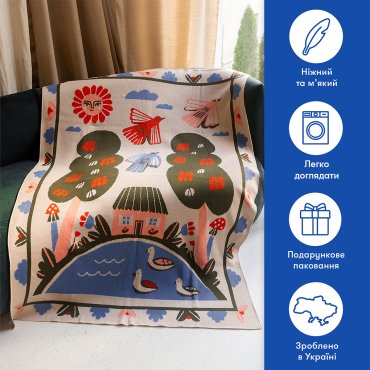 Плед «Українські казки»: Фото - ORNER