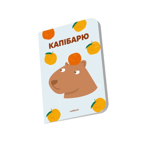 Блокнот в точку «Капибарю» голубой: Фото