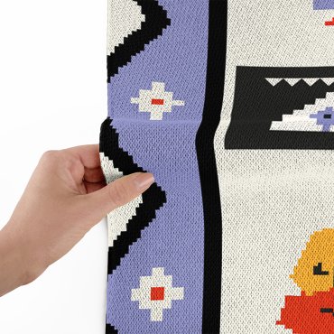 Плед «Четыре песни»: фото 2 - ORNER