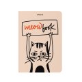 Dotted notebook "Meow" beige: Photo