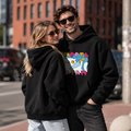 Oversized hoodie ORNER x MALIUNOK "Death to executioners" black: Photo 4