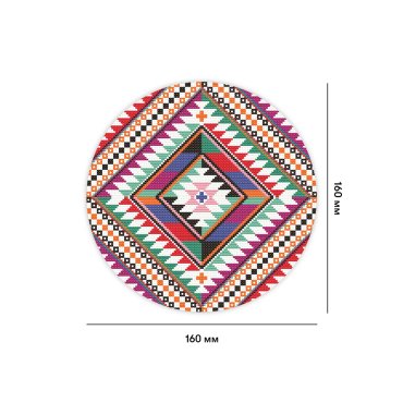 Embroidery kit Ø160 mm Traditional ornament: photo 2 - ORNER