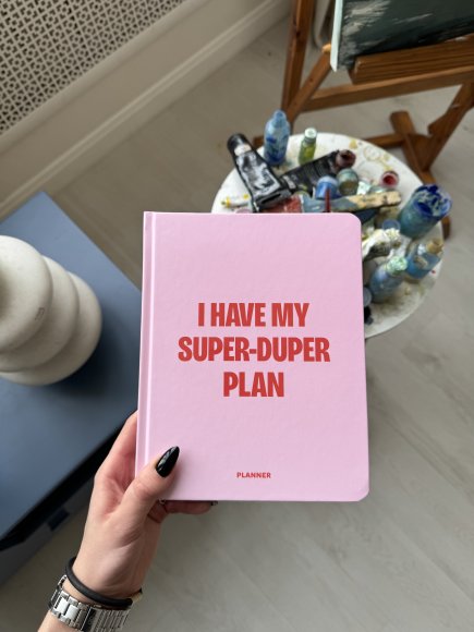 Планер «I HAVE MY SUPER-DUPER PLAN» рожевий: Фото