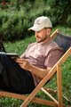 Кепка «I just want to go home and read my book» бежевая: Фото 15