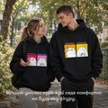 Худі оверсайз ORNER x MALIUNOK «Кавоманка» чорне: Фото 8