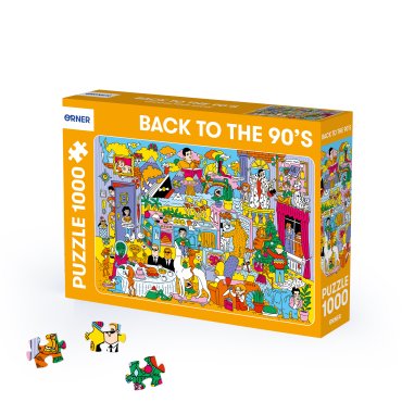Пазл ORNER «Серия 90-х. Сериалы и фильмы» 1000 элементов: фото - ORNER
