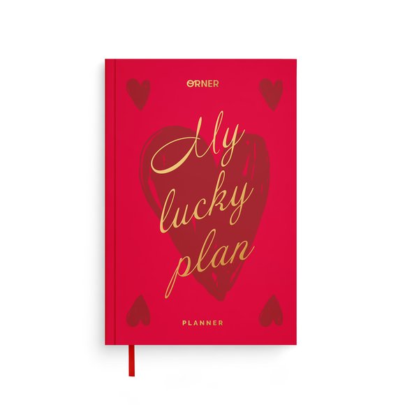 Мініпланер «MY LUCKY PLAN mini» червоний: Фото