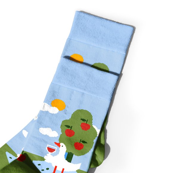 Set of socks "Geese Wine Lovers": Photo