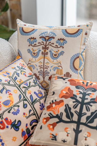 Подушка «Дерево роду» світла: Фото