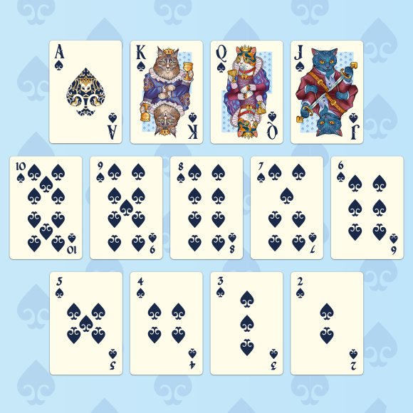 Playing cards "Royal Cats": Photo