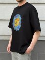 Oversized T-shirt ORNER x Maliunok "Club" black: Photo 5