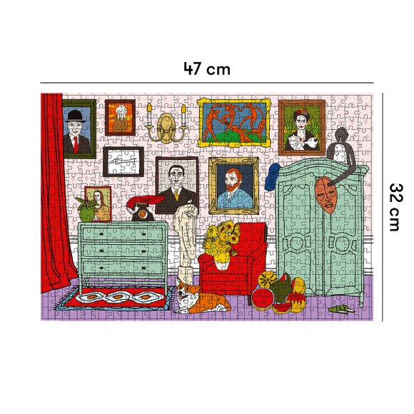 Пазл ORNER x Grekhov «Комната художников» 500 элементов: Фото