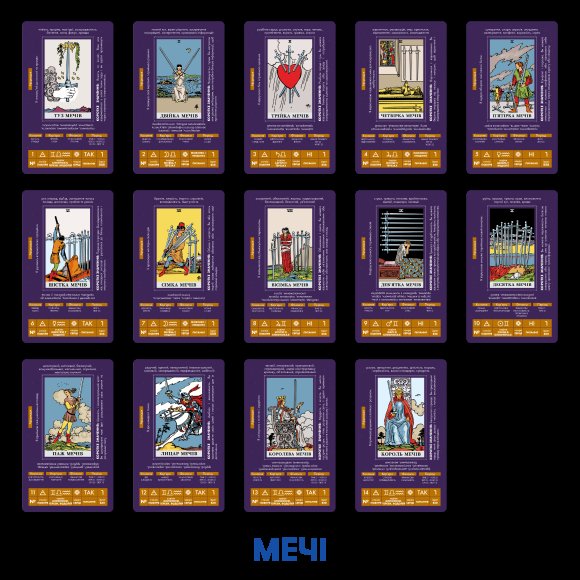 Набір Карти Таро «Класична колода» + Карти Таро «Навчальні Таро Райдера - Уейта»: Фото