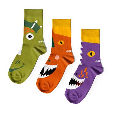 Kids Socks Set Dino: photo - ORNER