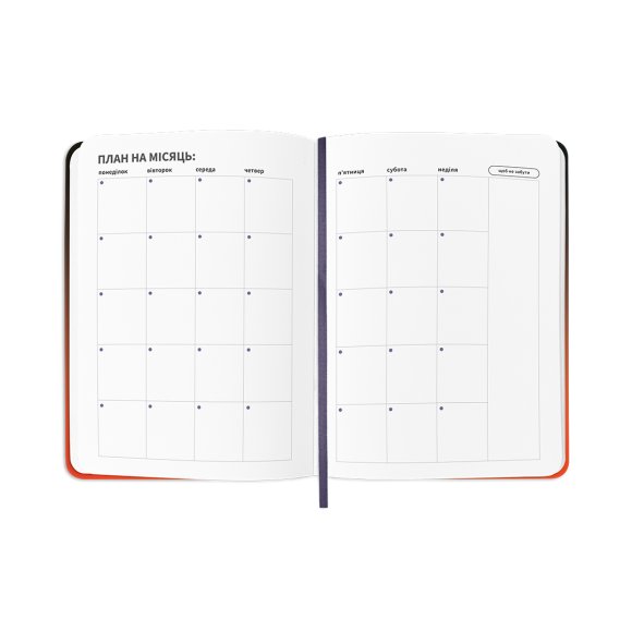 Планер-дневник «Мой серьезный год» оранжевый: Фото