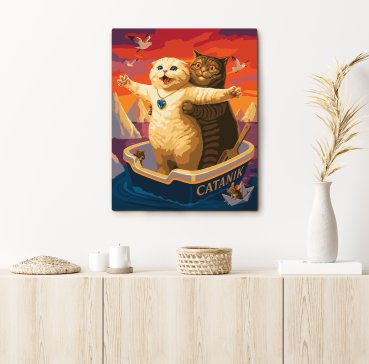 Картина по номерам «Котаник»: Фото - ORNER