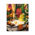 Paint by numbers "Ribbit-spa. Frog in a bathtub": Photo