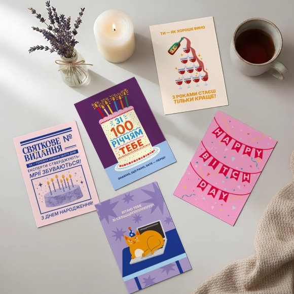 Набор открыток «Ты — топ» 10 шт: Фото