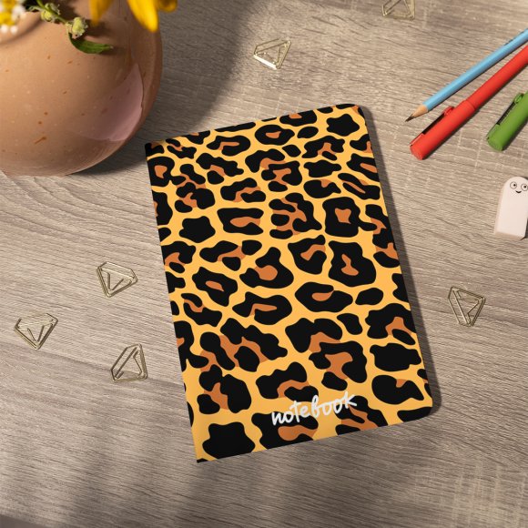 Dotted notebook "Leopard": Photo