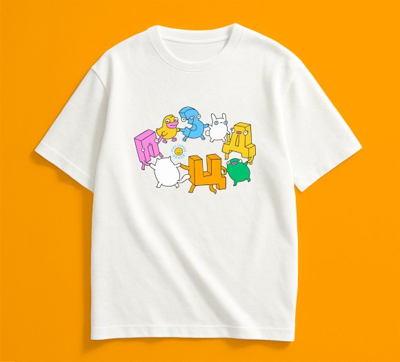 Oversized T-shirt ORNER x Maliunok “Ukrainian ABC” dairy: Photo