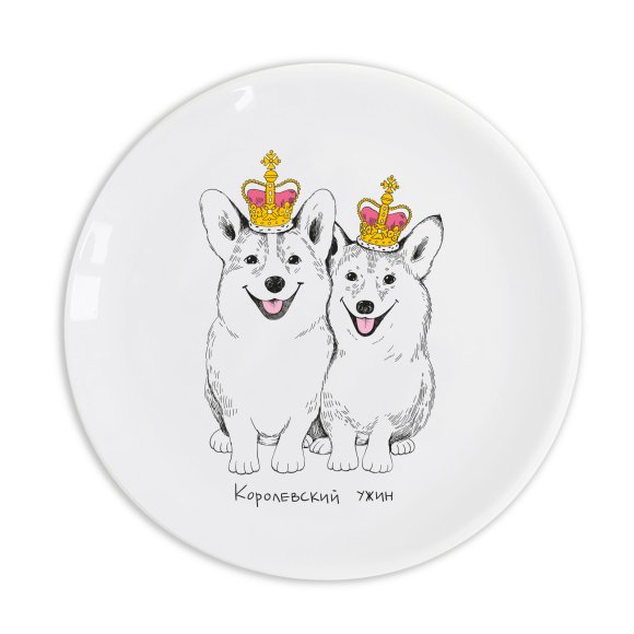 Тарелка «Корги» RU: Фото