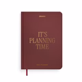 Daily planner "It’s planning time" burgundy