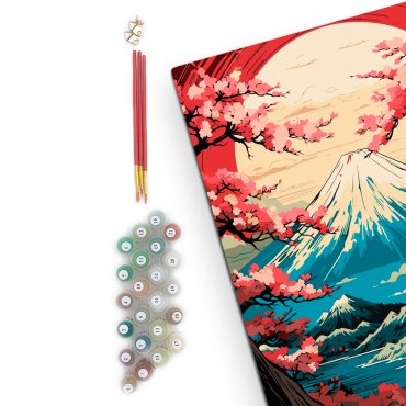 Painting by numbers Mount Fuji: photo 2 - ORNER