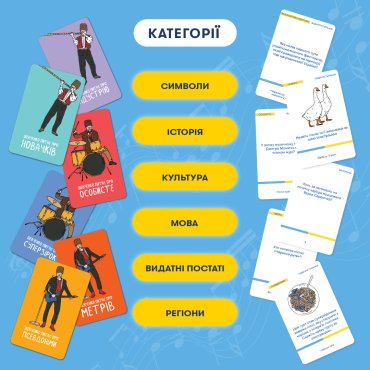 Настольная игра ORNER x Bezodnya Music «Шевченко спрашивает об украинской музыке»: Фото - ORNER