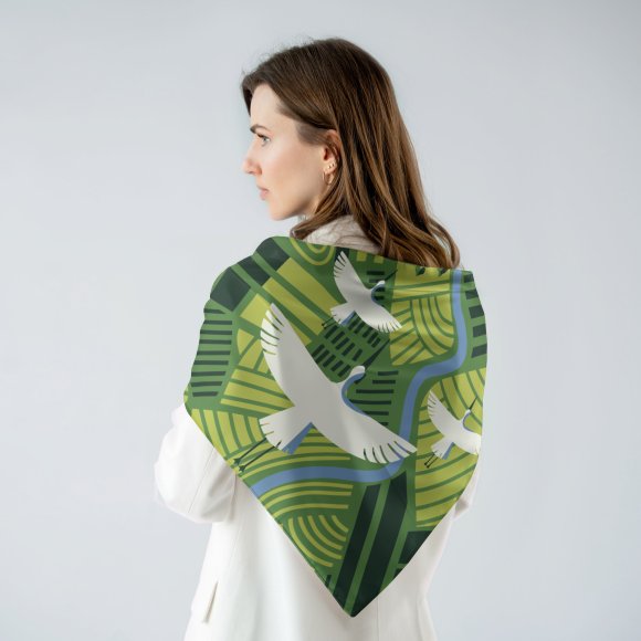 Хустка-косинка «Українські поля»: Фото