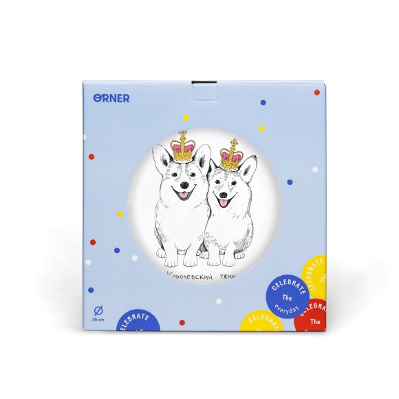 Тарелка «Корги» RU: Фото