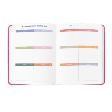 Планер «I HAVE NO PLAN AT ALL» розовый: Фото - ORNER