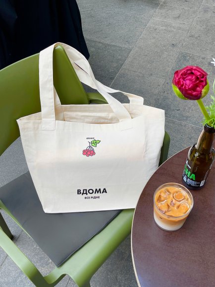 Сумка-шоппер «Дома всё родное: Калина»: Фото