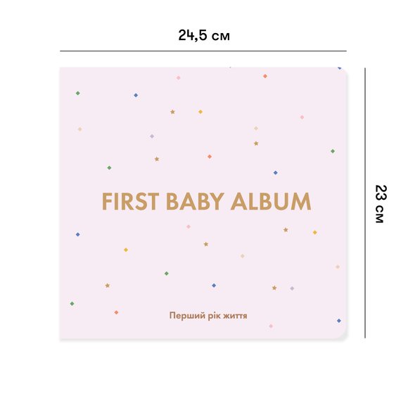 Фотоальбом FIRST BABY ALBUM розовый: Фото