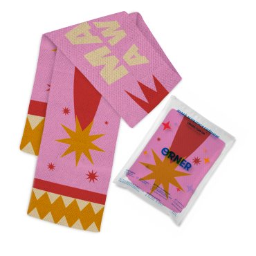 Шарф «Make a wish» розовый: Фото - ORNER