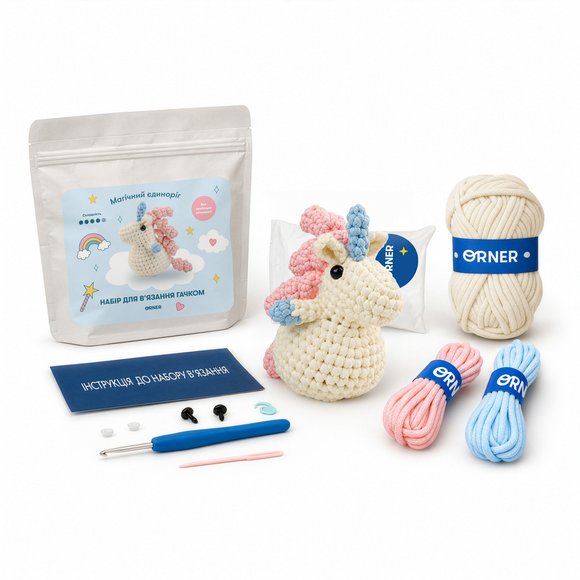 Crochet kit "Unicorn": Photo