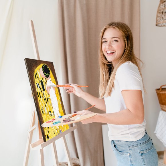 Картина по номерам ORNER x InnaRuda «Поцелуй»: Фото