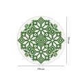 Набор для вышивания Ø190 мм ORNER x Diva Olivka «Мандала» зеленый: Фото 2