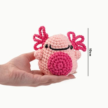 Crochet kit Axolotl: photo 2 - ORNER
