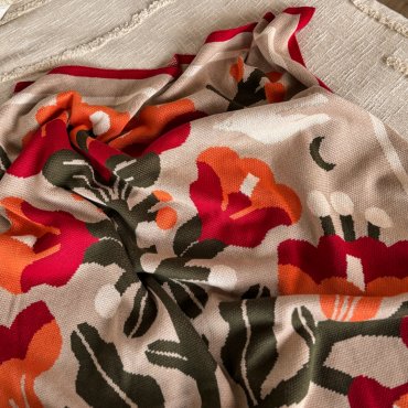 Плед «Вечное дерево жизни» светлый: Фото - ORNER