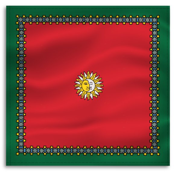 Зеленая скатерть для ТАРО «‎Вышивка»: Фото